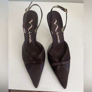 Nina Women's Elegant Brown Heels